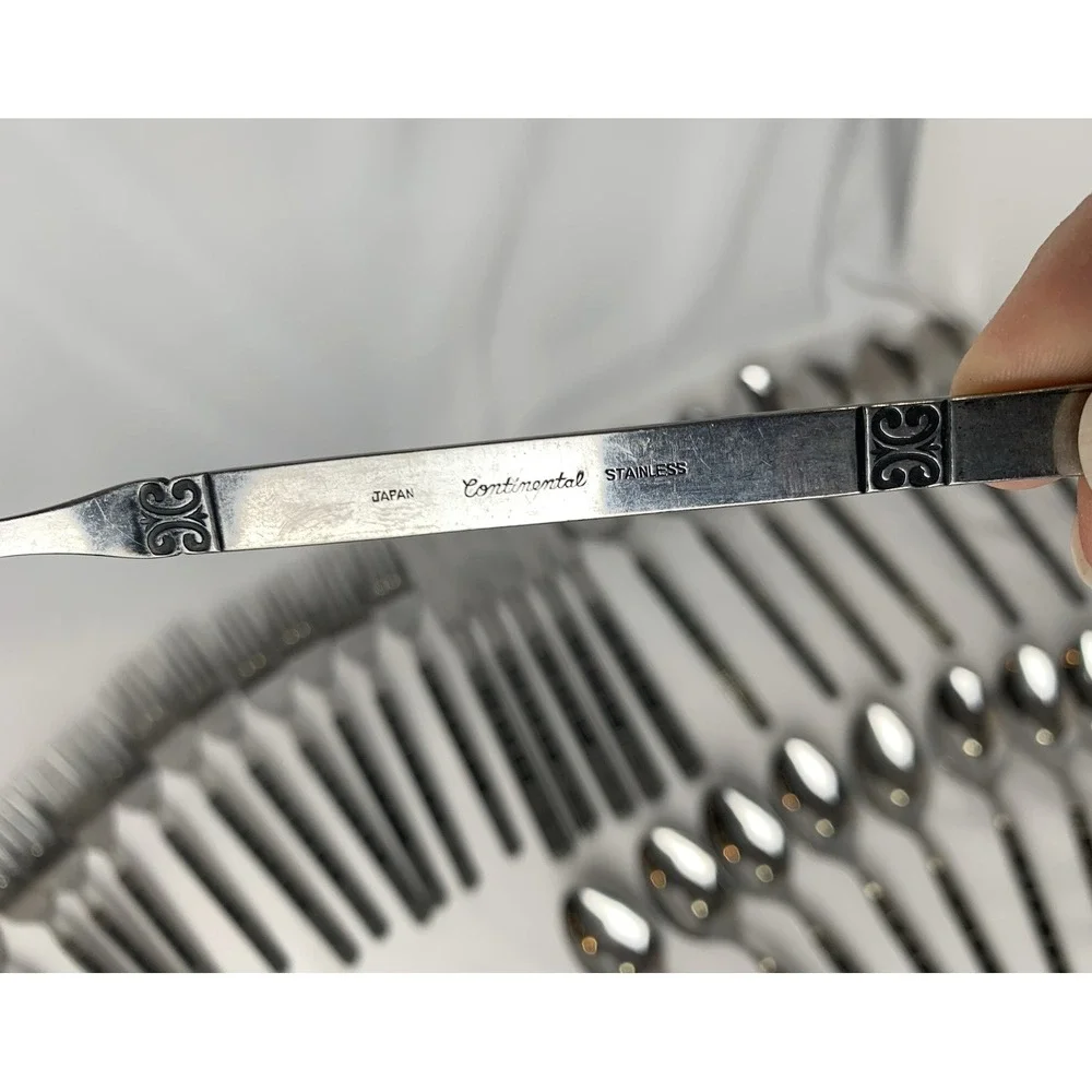 Continental stainless flatware